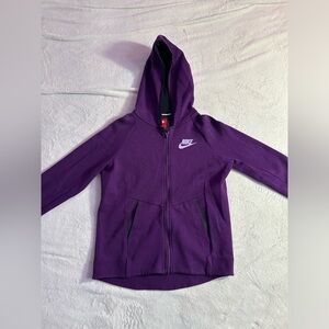 Purple kids nike tech
